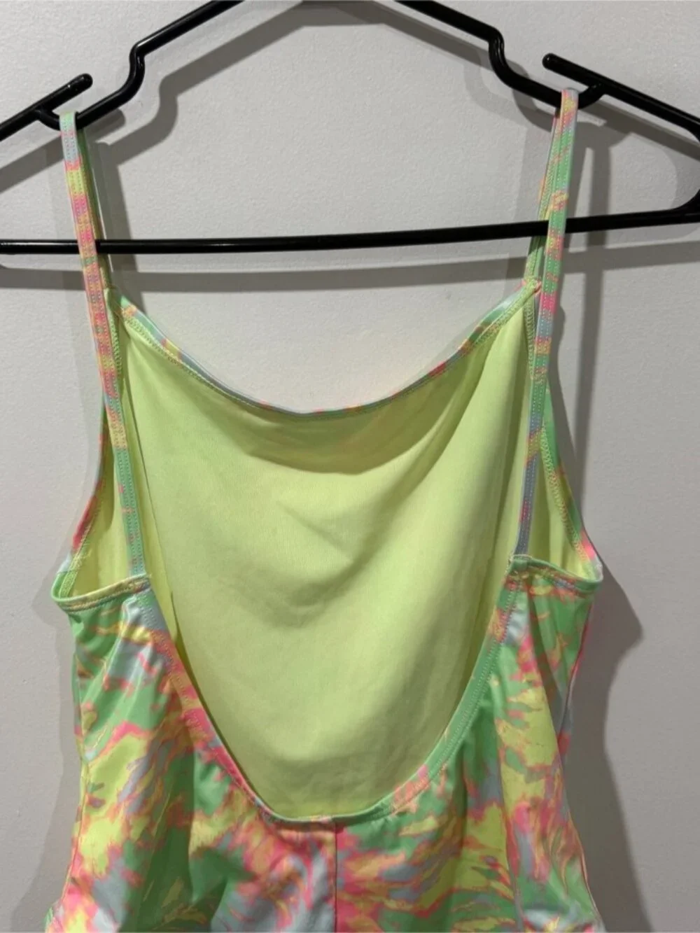 H&M Multicolor Tie-Dye Cut-Out One-Piece Swimsuit – M